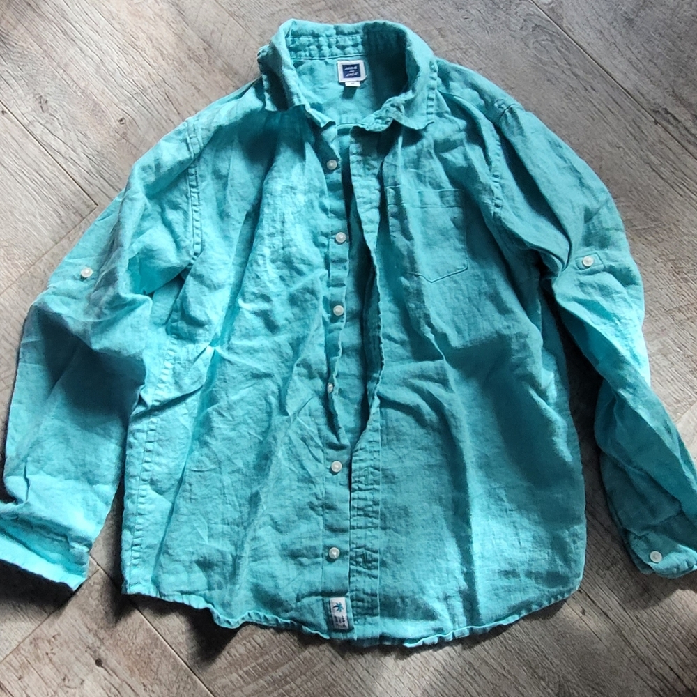 Janie and Jack linen shirt